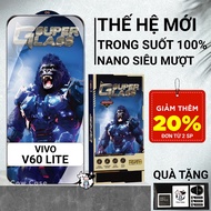 Vivo V60 Lite Cowcase Ultraslim full screen tempered | Screen protector for Vivo