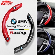 Car Carbon Fiber Steering Wheel Cover Grip Cover For BMW G20 G30 G01 G02 G05 F48 F25 F15 F20 F30 F10 F45 1 2 3 4 5 6 7 Series X1 X2 X3 X4 X5 X6 X7 Accessories