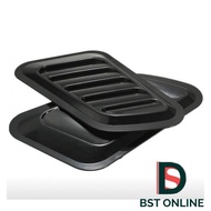 BST 2PCS Car Air Flow Hood Scoop Vent Bonnet Bonet Roof Cover Axia Myvi Saga BLM FLX Persona Kereta Lubang Bumbung Angin