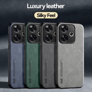 For Xiaomi F6 5Gpoco F6 F 6 6F PocoF6 5G Case Goatskin plush ultra-thin magnetic patch holder 360 fu