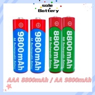 1.5V Rechargeable Battery AA 9800mAh/AAA 8800mAh Alkaline Battery For Clock Toys Camera