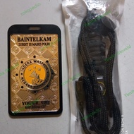 CUSTOM LOGO ID CARD LANYARD POLRI KTA TANDA PENGENAL LENCANA POLRI