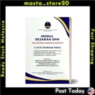Modul Sejarah SPM Dua Pilihan Jawapan Objektif