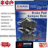 DISKPAD DISPAD FRONT DISC BRAKE PADS SATRIA FU OLD OLD SHOGUN 125 SKYWAVE ARASHI AXELO