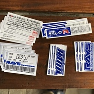 Rays SET Rim sticker