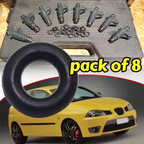 8pcs for Seat Alhambra 7V Altea 5P XL 5P Arona KJ Arosa 6H Exeo 3R Fuel Injector Nozzle Sealing O-Ri