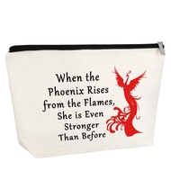 Inspirational Gift for Woman Phoenix Rising Gifts Phoenix Makeup Bag Phoenix Bird Motivational Gift 