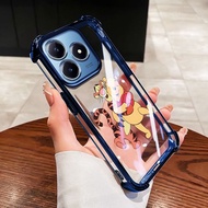 YBD Phone Case For OPPO Realme C53 C51 C63 C61 Realme Note 50 Narzo N53 N63 Butter Bear and Smiling 