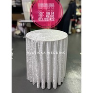 Cake Table Round Table Cover Cake Table Wedding Velvet Diamond Round Table Mat Velvet Catering Canop