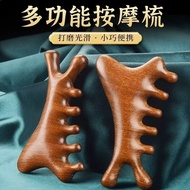 Sandalwood massage comb, hair therapy, scraping an Sandalwood massage comb hair Treatment scraping D