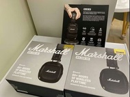 行貨-1年保養🇬🇧MARSHALL MAJOR IV BLUETOOTH HEADSETS       (COLOR BLACK)     (BRAND NEW/未拆封)       原價/RRP$1,299