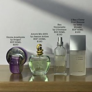 [現貨] 4 Items - Bvlgari / Jeanne Arthes / L’Occitane / Issey Miyake Fragrances - Vintage Perfumes in 