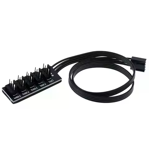 1Pcs 40cm 1 To 5 4-Pin Molex TX4 PWM Fan CPU HUB Splitter PC Case Chasis Cooler Power Extension Cabl