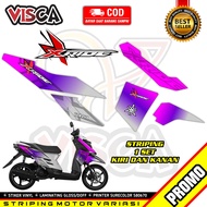 Striping X Ride 115 Variasi - Stiker Motor X-Ride 115 Desain Bunglon