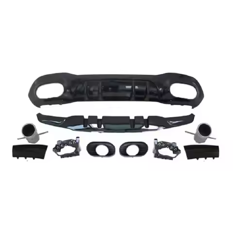 W177 AMG A35 rear diffuser spoiler EXHAUST TAIL LIP for mercedes w177 A35 AMG body kit a class SEDAN