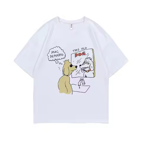 Mac Demarco This Old Dog Album Graphic Tshirt Men's Lndie Pop Music T Shirts Male Vintage T-shirts M
