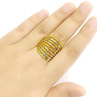 CINCIN KLCC CLASS A GRED-AAA PERSIS EMAS ORIGINAL 24KNGOLD PLATED RING CINCIN EMAS SADUR 24K CINCIN 