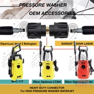 HEAVY DUTY CONNECTOR SAMBUNG HOSE PANJANG BOSSMAN BPC117 RIINO OPTIMUS LT304 HIGH PRESSURE WASHER WA