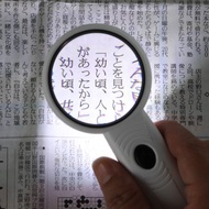 樂鑑系列 4.5倍/14D/50mm 雙白光&UV照明閱讀用高倍放大鏡 N427