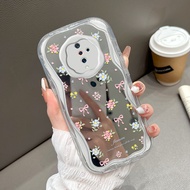 VIVO S1 Pro For Mirror Softcase Case hp Phone Kesing Mirror Casing Bunga 5347 JZ