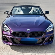 Car Front Grille Grills Gloss Black Double Line/All Black Meteor Style Grille For BMW Z4 G29 20i 30i