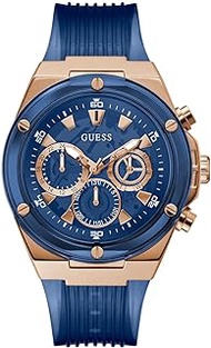 GUESS US Men's Blue Multifunction Watch, one