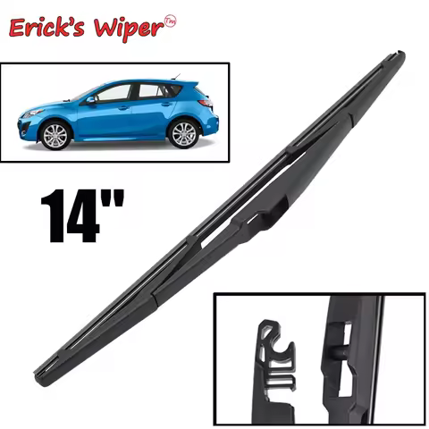 Erick's Wiper 14" Rear Wiper Blade For Mazda 3 BL 2009 - 2013 Windshield Windscreen Clean Tailgate W