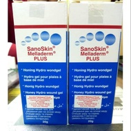 Salep Kulit Sanoskin melladerm plus gel 20 gram obat luka basah luka lecet akut