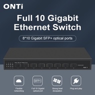 ONTi 10G SFP+ Switch 8port SFP+ Desktop Unmanaged Ethernet Network Switch and L3 Managed 1G/2.5G/10G