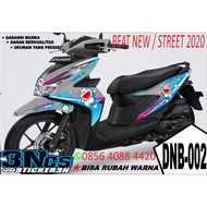 Doraemon Beat Deluxe 2022 Sticker, Doraemon Beat Deluxe striping, Doraemon Full Body Decal Sticker, 