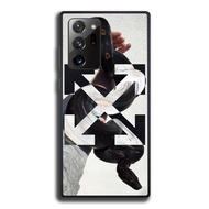 Case Casing Softcase Cover Samsung Galaxy Note 8 9 10 20 Pro Ultra Lite Off White Snake B0750