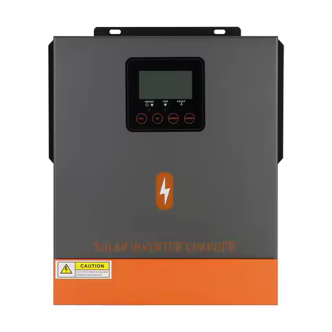 PowMr 1KW 12V Hybrid Solar Inverter 1.5KW 24V Off Grid Pure Sine Wave Inverter with MPPT 80A Solar C