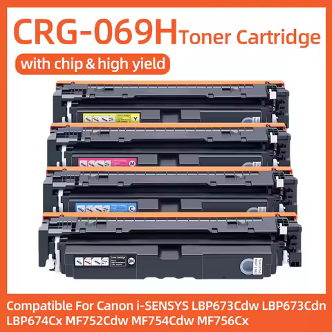 CRG-069 069H CRG069 Toner Cartridge with chip For Canon i-SENSYS LBP673Cdw LBP673Cdn LBP674Cx MF752C
