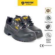 PROTEK Genuine Leather Safety Shoes  SFA755J1 SFA755A1 Steel Toecap & Midsole/Excellent Grip/Safety 