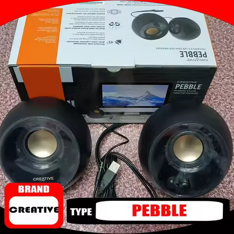 Creative Pebble Speaker Subwoofer 3D Surround USB Pure Sound Quality Mini Speaker Laptop PC Gaming A