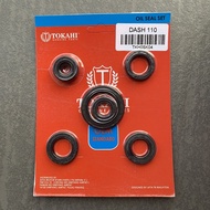 TOKAHI OIL SEAL SET DASH 110 WAVE 110 DASH GETAH OIL SEAL SIL SET APIDO TOBAKI NOP