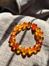 緬甸血珀紅茶琥珀手串