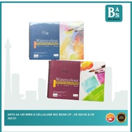 ARTO A4 300GSM & 200GSM 12S WIRE-O CELLULOSE W/C BOOK CP