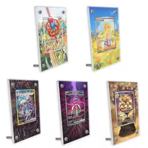 Pokemon Ptcg Card Display Case Sv11 M1L Riolu Kyurem Ceruledge Lillie Bulbasaur Anime Game Expand Ar
