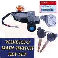 HONDA WAVE125S WAVE125-S WAVE-125-S WAVE-125S W125S W125-S IGNITION MAIN SWITCH KEY SET SUIS KUNCI R