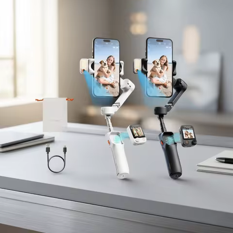 hohem isteady V3 Ultra Smartphone Stabilizer Ai Face Tracking 3-Axis Phone Gimbal Built-in Selfie St