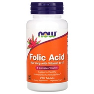 Folic Acid NOW Foods Vit B12 Folic Acid promil pregnant women anemia BPOM