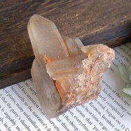 Crystal 馬達加斯加產地 茶體橘皮 水晶晶簇 天然礦石 原礦