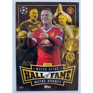Match Attax 2025 Match Attax Hall of Fame Cards Wayne Rooney HOF 1