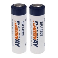 [SG] [2 Pieces] Ramway ER14505 3.6V Type AA Lithium Thionyl Chloride (Li-SOCl2) Cylindrical Battery