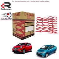 GAB SUPER SPORT LOWERED COIL SPRING SET PERODUA BEZZA 1.0 1.3 AXIA (4PCS)