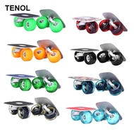 TENOL Portable Drift Board, Roller Road Drift Board Skates Anti-Slip Plate Free Skates