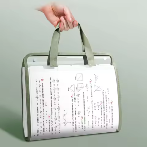 13 Pockets Accordion File Folder Organizer A4 Portable Waterproof Expanding Folder Receipt Documents