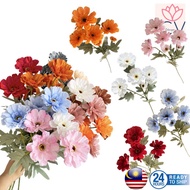 6 Heads Zinnia Flower Wedding Home Decor | Bunga Sakura Pelamin Murah Hantaran Bunga Hiasan Bunga Ha