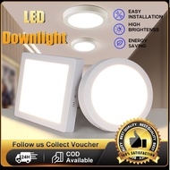 LED Surface Downlight 18W 30W Black White Lampu downlight siling plaster Home Lighting Mounted LED P